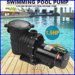 1.5 Hp Self Priming Swimming Pool Pump Dual voltage In Ground &Above Ground A++