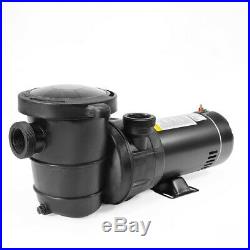 1.5HP Above Ground Swimming Pool Pump Spa High Flow 1.5 Fitting Strainer, 115V