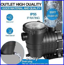 1.5HP Hayward Self-Primming Swimming Pool Pump withStrainer Basket In/Above Ground