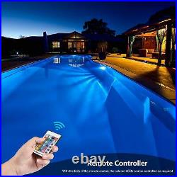 10× Swim Pool Lights 12V 38W RGB LED Underwater Light IP68 Waterproof Spa Light