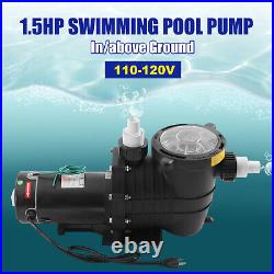 110-120V 1.5HP Filter Pump 6000GPH Inground Swimming POOL PUMP MOTOR with Strainer