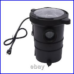 110-120V 1.5HP Filter Pump 6000GPH Inground Swimming POOL PUMP MOTOR with Strainer