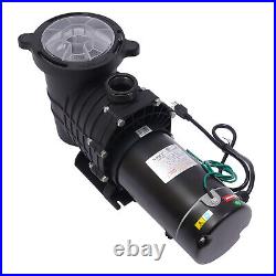 110-120V 1.5HP Filter Pump 6000GPH Inground Swimming POOL PUMP MOTOR with Strainer