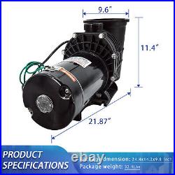 110-240V Inground 2HP Swimming Pool pump motor Strainer For Pump Replacement