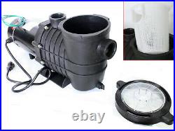 115/230V 1.5 HP 1500W INGROUND ABOVE GROUND SWIMMING POOL WATER PUMP WithStrainer