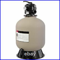 19 Swimming Pool Sand Filter w Valve Port Inground Pool Fountain Pond Clear