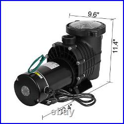 2HP 1500W High-Flo Inground Swimming Pool Pump Motor Strainer Energy Saving