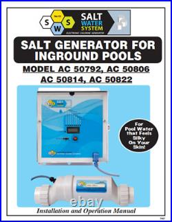 AC50792 Salt Water System Pool