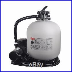 Above Ground Swimming Pool Pump 4500GPH 19 Sand Filter / 1HP intex compatible