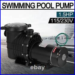 Above/In Ground 1.5HP Swimming Pool Pump 115/230V Hayward Hi-Flo Strainer Basket