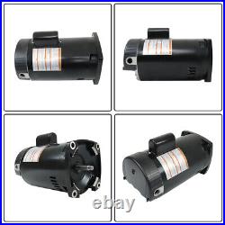 B2853 1HP 230/115V Single Speed Square Flange Pool Pump Motor