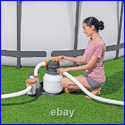 Bestway 58498E Flowclear 1500 Gallon Sand Filter Pump for Above Ground Pools