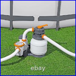 Bestway 58498E Flowclear 1500 Gallon Sand Filter Pump for Above Ground Pools