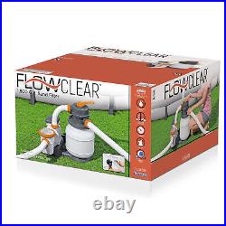 Bestway 58498E Flowclear 1500 Gallon Sand Filter Pump for Above Ground Pools