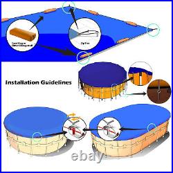 ColourTree Inground Above Ground WInter Pool Cover Round (We Make Custom Sizes)