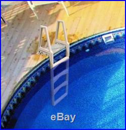 Confer 635-52X In-Pool Above Ground Swimming Pool Ladder 48-56 Adjustable