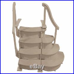 Confer CCX-ADD 3 Step Above Ground Swimming Pool Ladder Stair Add On Only, Beige