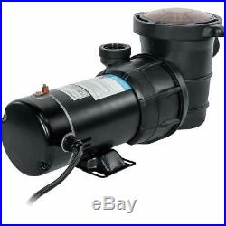 Energy Efficient 2 Speed Pump for Above-Ground Swimming Pool 1 HP-115V