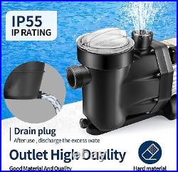 Hayward 2.0HP 2-Speed Swimming Pool Pump withMotor Strainer Basket In/Above Ground