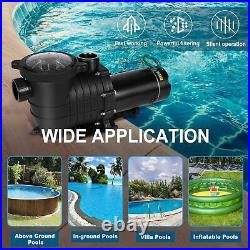 Hayward 2.0HP Swimming Pool Pump In/Above Ground with Motor Strainer Filter Basket