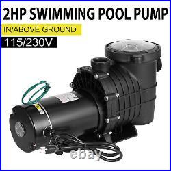 Hayward 2.0HP Swimming Pool Pump Motor Strainer With Cord In/Above Ground Hi-Flo