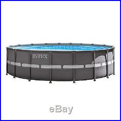 Intex 18' x 52 Ultra Frame Swimming Pool Set with 1600 GPH Sand Filter Pump