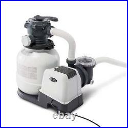 Intex 2100 GPH Above Ground Pool Sand Filter Pump with Automatic Timer(Open Box)
