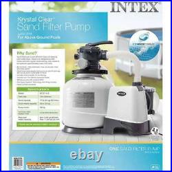 Intex 2800 GPH Above Ground Pool Sand Filter Pump with Automatic Timer (Used)