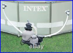 Intex Krystal Clear 2800 GPH Above Ground Pool Sand Filter Pump 28647EG