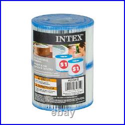 Intex PureSpa Type S1 Easy Set Pool Filter Cartridges (12 Filters) 29001E