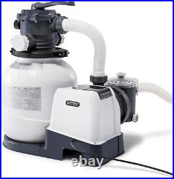 Intex SX2100 Krystal Clear Above Ground Pool Sand Filter Pump 26645EG