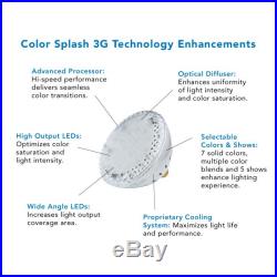 J & J ColorSplash 3G Replacement 120V MultiColor LED Pool Light LPL-P2-RGB-120