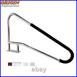 Origin 56in L Stainless Steel Swimming Pool Hand Rail Ladder Handrail Stair Rail