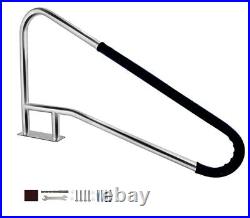 Origin 56in L Stainless Steel Swimming Pool Hand Rail Ladder Handrail Stair Rail