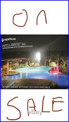 Pentair 601012 Intellibrite 5G LED Color Changing Pool Light, 100ft Cord, 12V