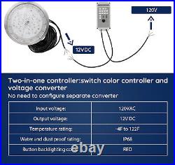 Pomeade 10 RGB LED Pool Light, with Transformer, App Control, 50ft