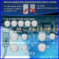 Pomeade 10 RGB LED Pool Light, with Transformer, App Control, 50ft