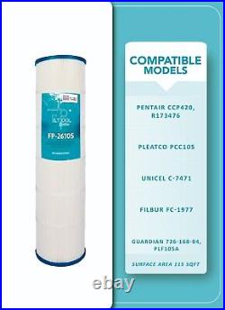 Pool Filter Pentair CCP420, 178584, R173576, PCC105-PAK4, Unicel C-7471, FP-26105