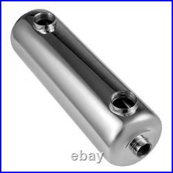 Pool Heat Exchanger Tube 200K Same Side 1+ 1 1/2FPT Stainless 200k Btu/hour