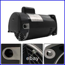 Pool Pump Motor B854 1.5 HP B2854V1 115/230V Square Flange Replacement Motor