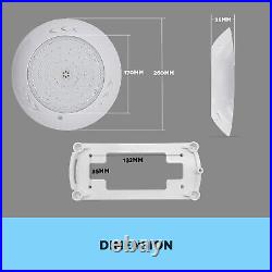 Resin Filled Swimming Pool LED Light 12V 55W RGB Remote Control Memory Function