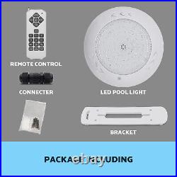 Resin Filled Swimming Pool LED Light 12V 55W RGB Remote Control Memory Function