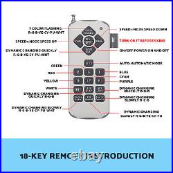 Resin Filled Swimming Pool LED Light 12V 55W RGB Remote Control Memory Function