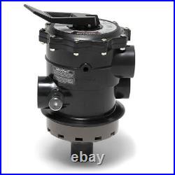 SP071621 Multiport Vari-Flo Control 2 FIP Valve Top Mount, Black Hayward