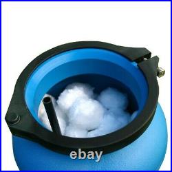 Sandfilteranlage Filterkessel Poolfilter Sandfilter 4 m³/h. Filterballs