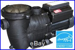 Splash Pumps Variable Speed Energy Star Certified in Ground Pool Pump 1.5hp 220v