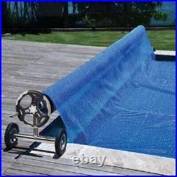 Stainless Steel Solar Cover Reel For Swimming Pools 18 Feet Wide Inground Home
