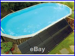 SunHeater Universal (2) 2'x20' Solar Heater System Panel For Swimming Pool S240U