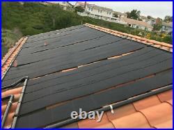SwimJoy Industrial Grade Solar Pool Heater DIY Kit, 6-4x12.5 (300 Square Feet)