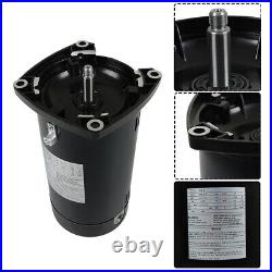 USQ1102 Pool Motor 1HP 115/230V 3450RPM 48Y Frame Square Flange Pool Pump Motor